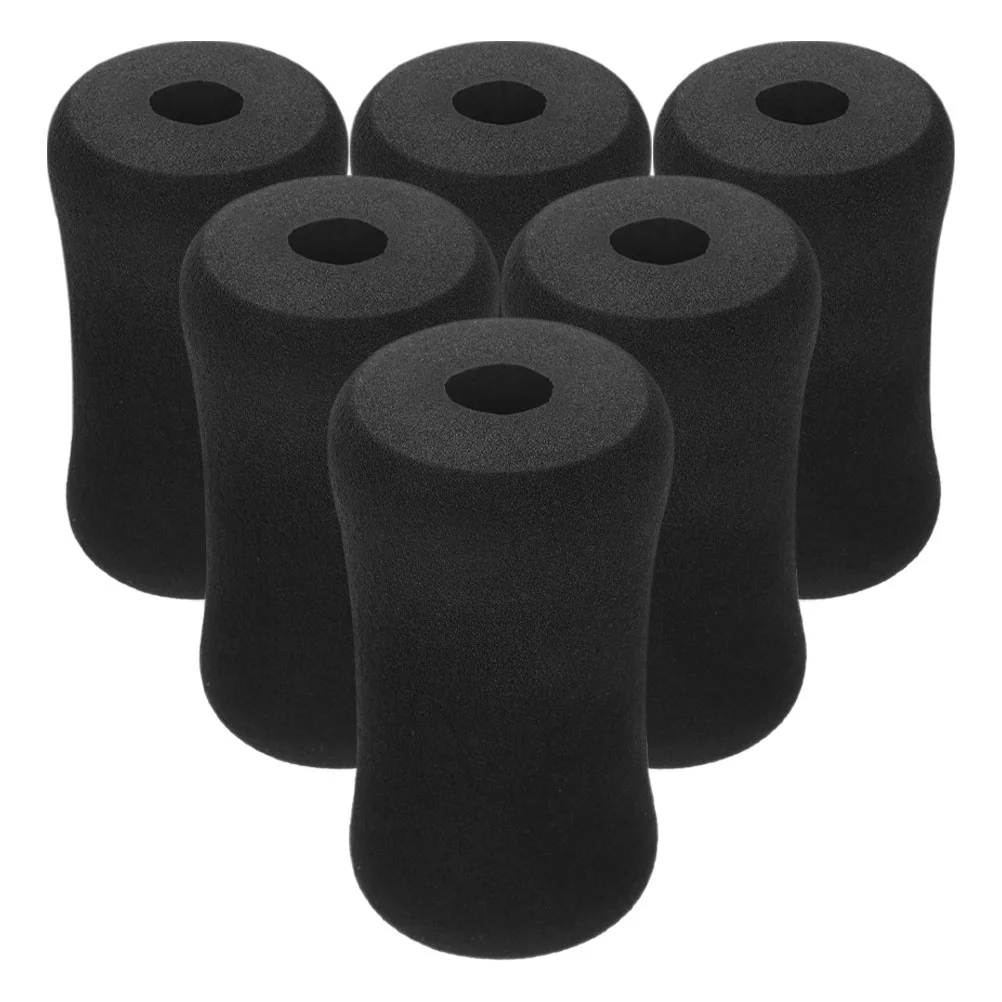 

6 Pcs Roller Buffer Tube Sleeve Exercise Cover Replacement Foam Pad Mats Fitness Foot Pads Rollers Bone Shape