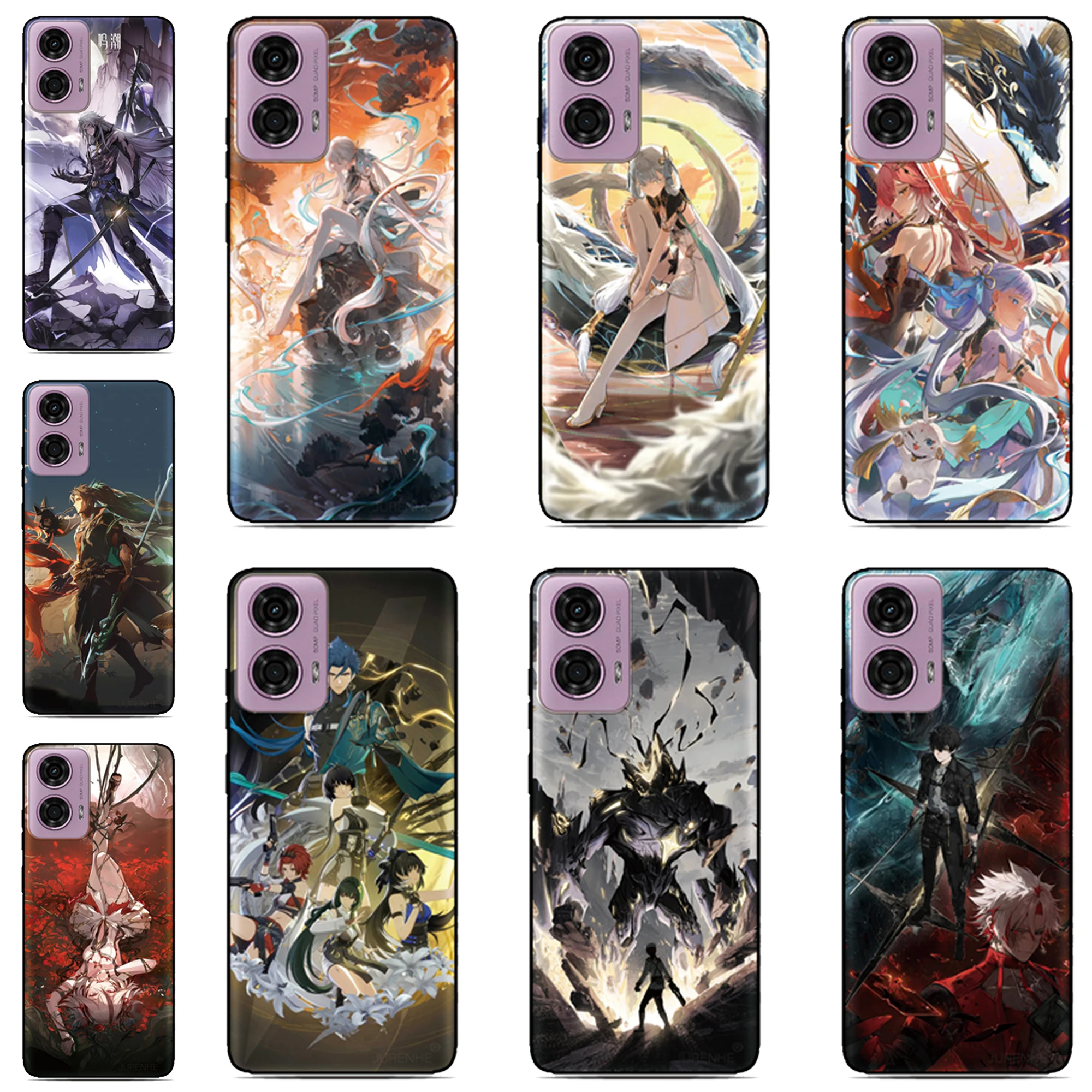Funda de teléfono Wuthering Waves para LG Wing Velvet K40 K42 K61 K52 K51 K50 K51s K41s Q6 Q7 G8 G7 G6 G8X V50 V60 ThinQ Stylo 5 6