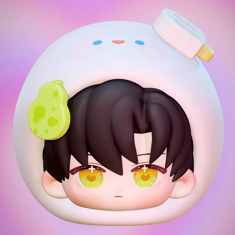 Xavier Zayne Rafayel Sylus Caleb Mini Figur Spiel Liebe und Deepspace Figur Puppe Modell Spielzeug Anime Cosplay Geschenk Niedlich