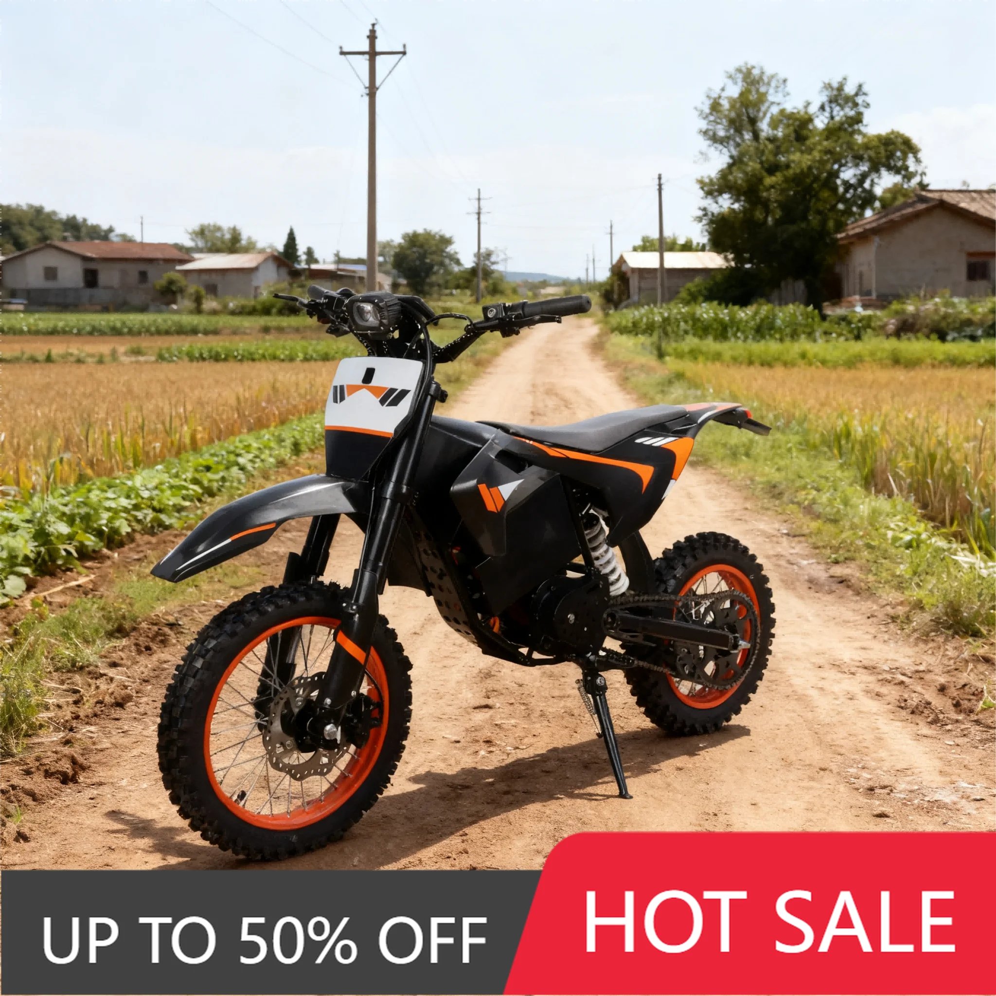 RRE Fast Charging Long Range Battery Life 6000W 60V 24Ah 200km 7 Speed Off-Road Hydraulic Disc Brake Adult Electric Off-Road Veh