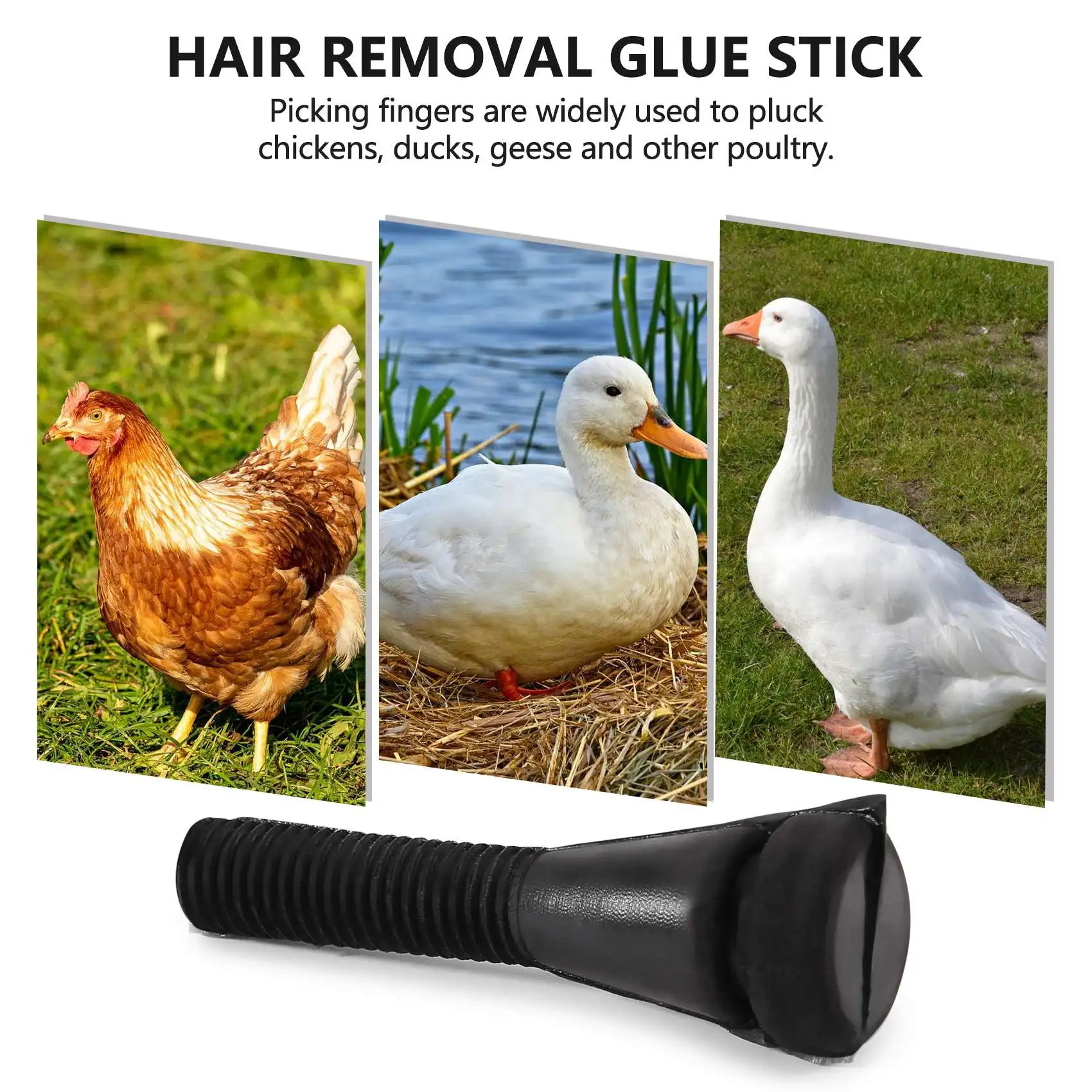

Heavy Duty Chicken Plucker Fingers Poultry Duck Goose Feather Plucking (100) CNIM Hot