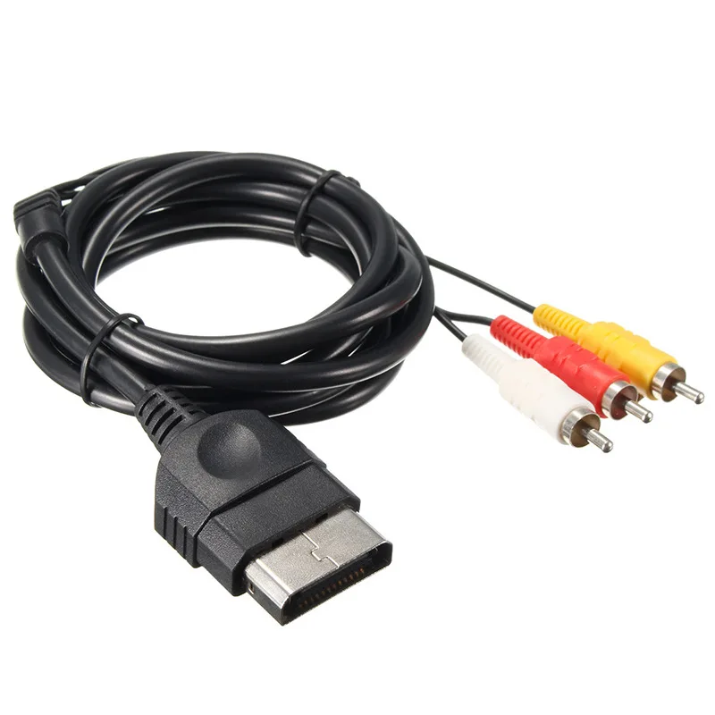 10 sztuk dla Adapter kablowy kompozytowego XBOX AV Audio wideo kabel RCA złącza