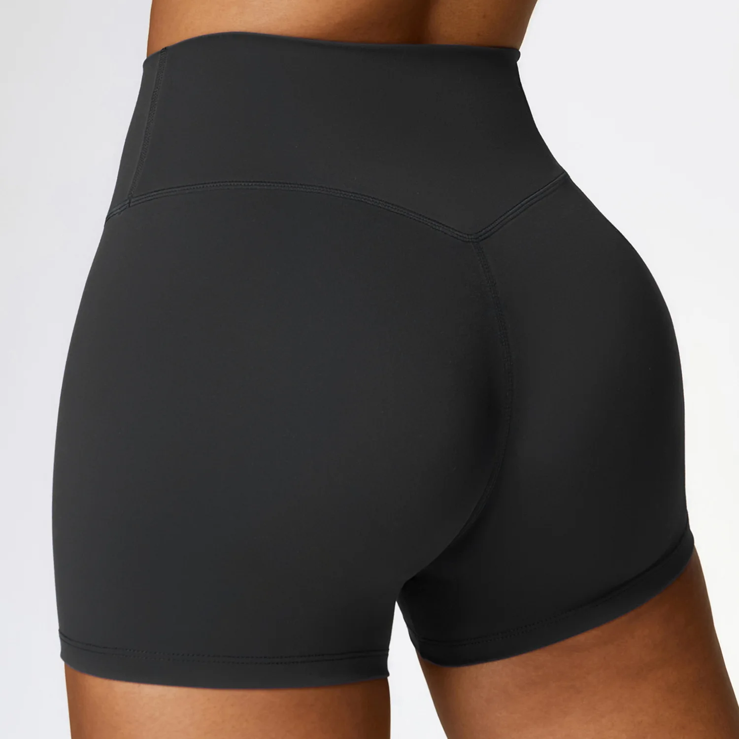 Spring High Waisted Abdominal Tightening Fitness Shorts Tights Woman Clothes Lifting Buttocks Workout Scrunch Leggings Fitness