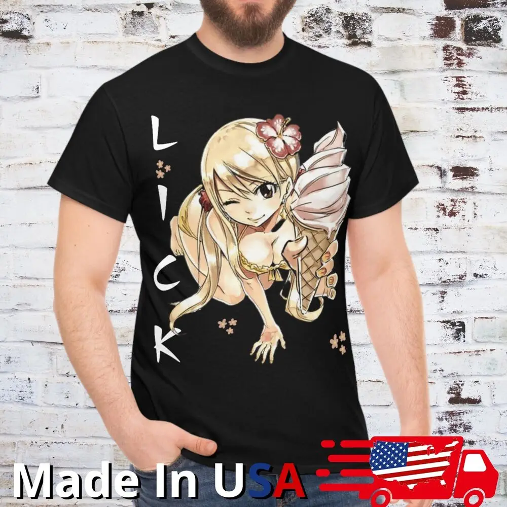 Lick Ecchi Hentai Tee Girl Waifu Material Shirt Kawaii Girl Manga Japan Cosplay