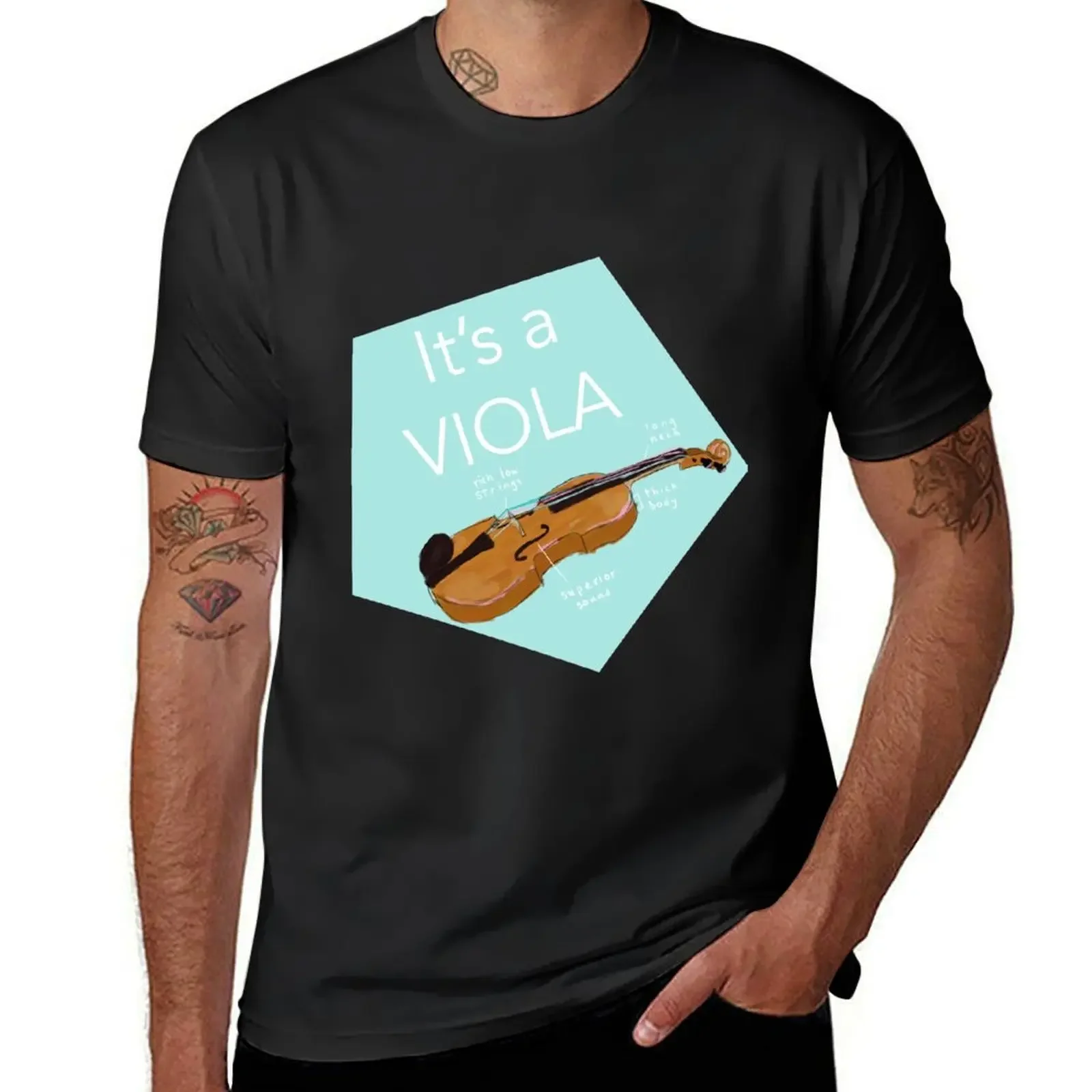 

It's a Viola T-Shirt man clothes vintage clothes aesthetic clothes heavyweights mens cotton t shirts