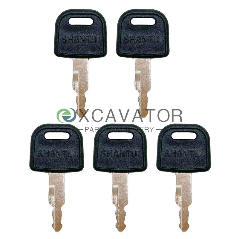 

5pc key Starter Ignition Switch key For shantui heveay equipment