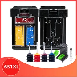 651XL Replacement Ink Cartridge for HP 651 XL HP651 Deskjet Ink Advantage 5575 5645 OfficeJet 202 202c 250 252 Printer
