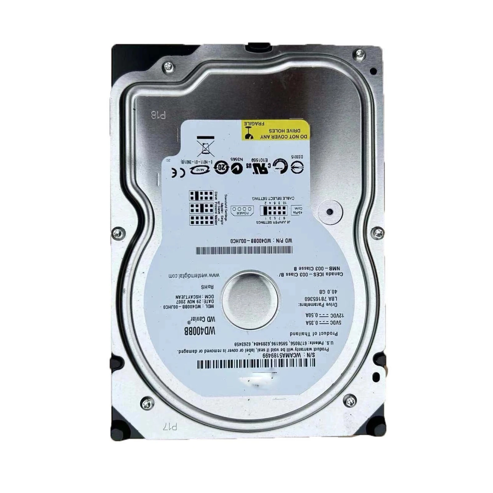 Hard Drive WD400BB-00JHC0 40.0GB Fits For HP DesignJet 6100 Z6100 Printer Parts