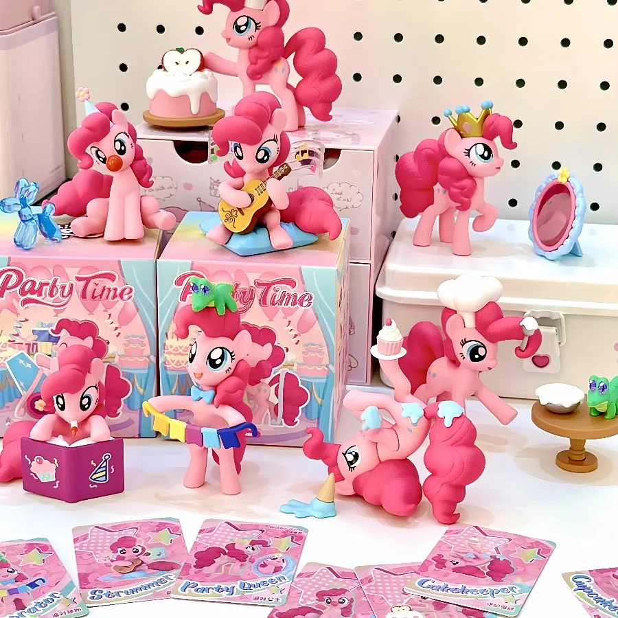 

Подлинная Hasbro Kawaii My Little Pony Twilight Sparkle Pinkie Pie Applejack слепая коробка подарок на день рождения декор для рабочего стола модная игрушка для девочек