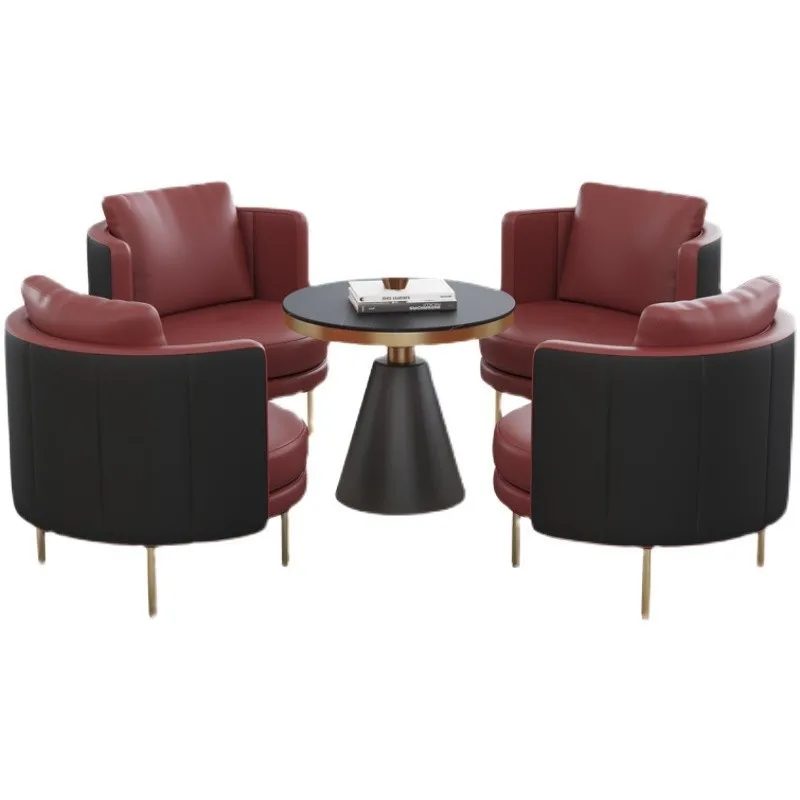 

Легкий роскошный вращающийся диван-кресло для одного переговоров, скандинавское офисное кресло для отдыха в отеле и больнице