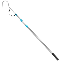 SANLIKE Telescopic Fish Gaff with Stainless Fishing Spear Hook Tackle 1.8M/2.1M Stainless Pole For Salt water Offshore Ice Tool