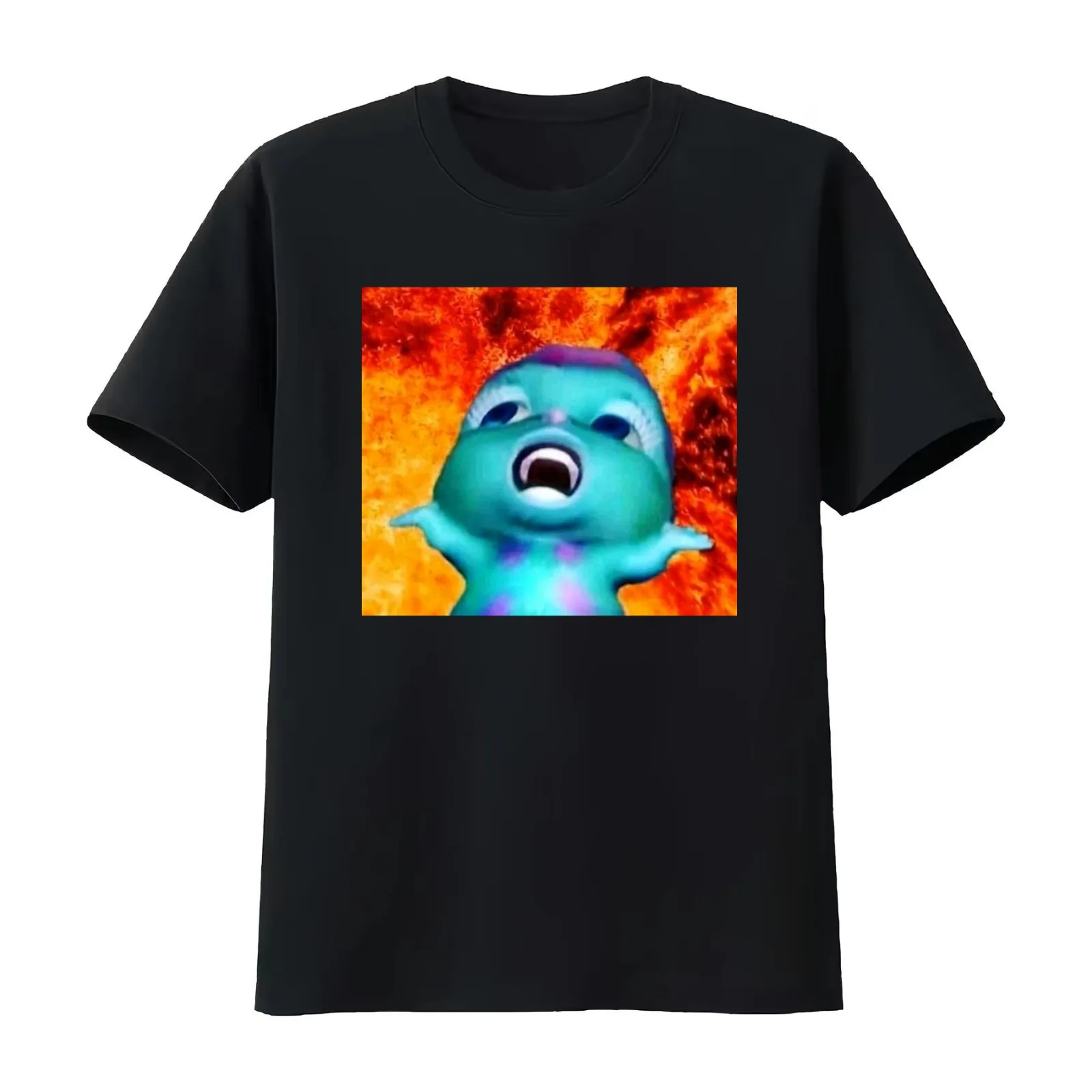 bibble meme Classic T-Shirt Summer Casual Cotton Tee Oversized Streetwear Tops Vintage Graphic Print Loose Fit Short Sleeve