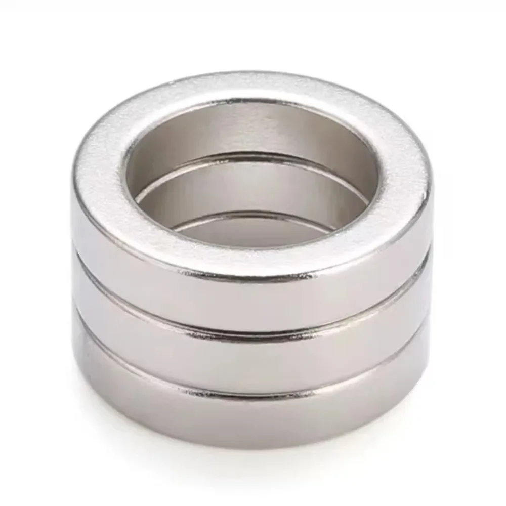 N35 40x5-20 40x10-20 50x5-25  40x3-20 Ring Strong straight hole round Standard Whiteboard lipstick neodymium Magnets Diy office