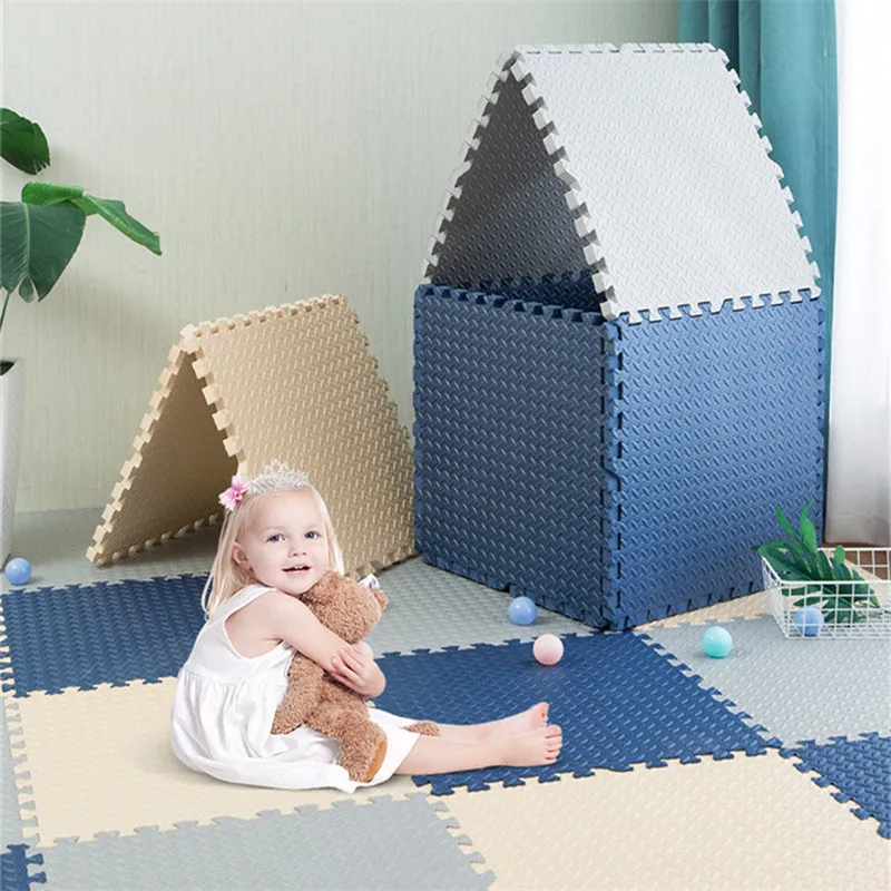 20PCS 30x30cm Foam Puzzle Mat Crawling Mat Puzzle Mat Play Mats Baby Game Mat Foot Mat Children's Gym Play Mats Tatame Floor Mat