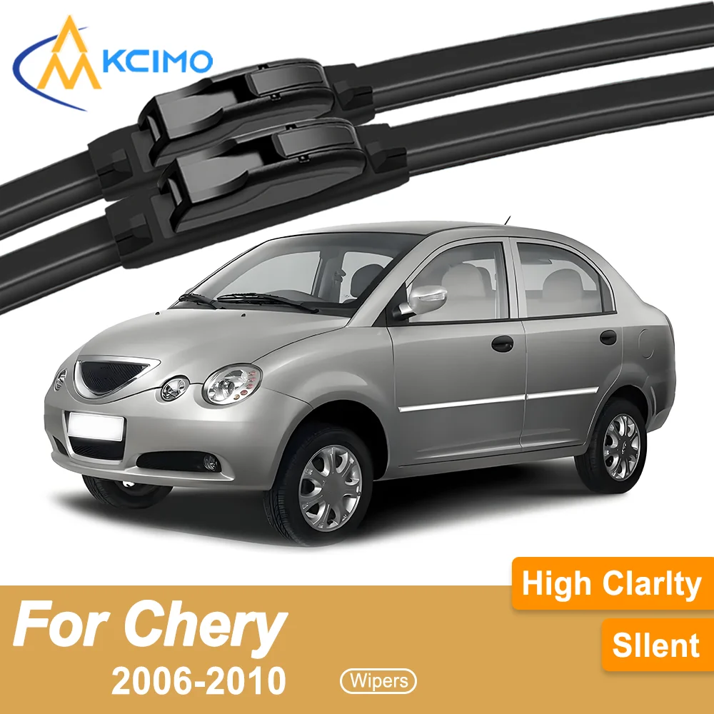 

Premium Rubber Durable Silent Windshield Wiper Blades 2pcs for Chery QQ6 2006-2010 Front Wiper Blades Set