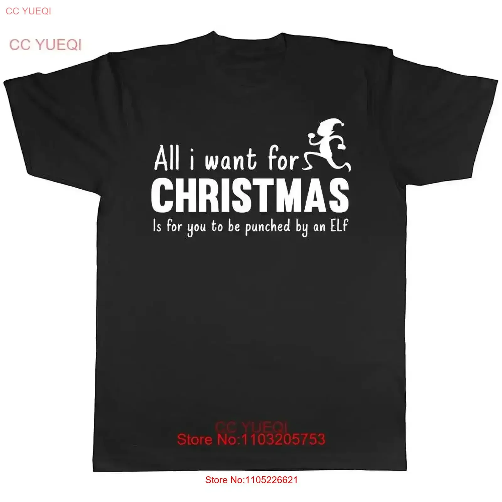 كل ما أريده لعيد الميلاد هو أن تكون مثقوبة بواسطة قزم مضحك عيد الميلاد تي شيرت خمر غسلها أوم تنفس موضة خمر