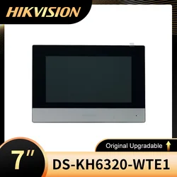 Hikvision Multi-Language DS-KH6320-WTE1 Indoor Monitor 7inch TFT Screen POE WiFi Video intercom  IP-Based Indoor Station