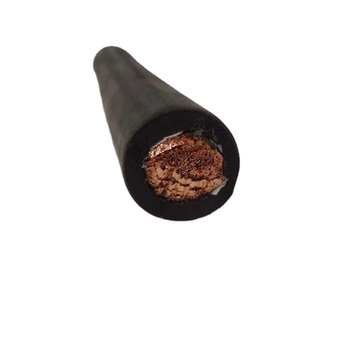 Hot sale!! China copper core flexible rubber 2/0 welding cable