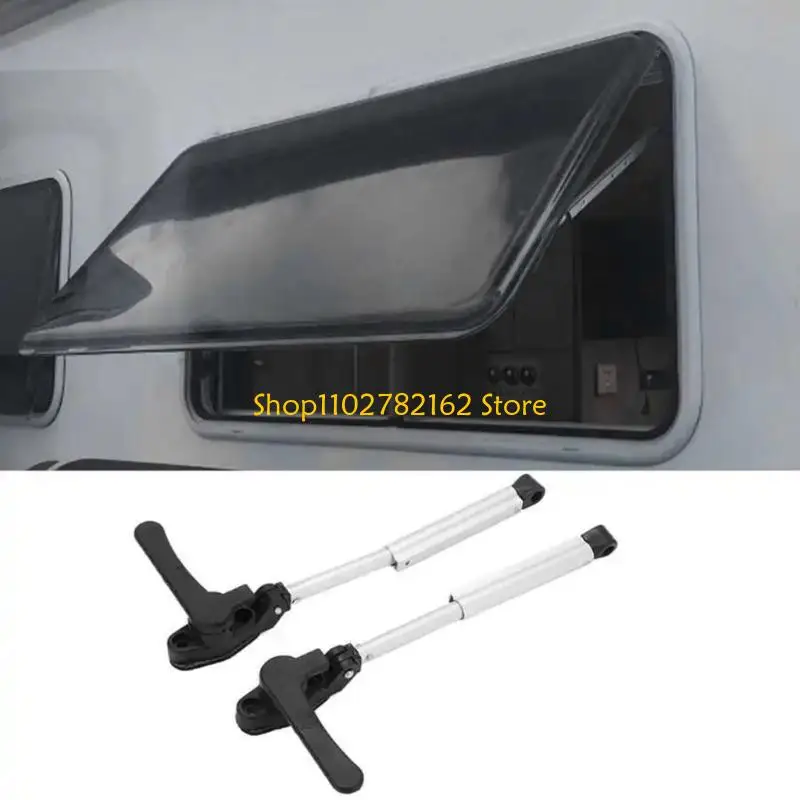 

547B Heavy Duty High Strength Metal Support Rods Flexible Length for Motorhomes Yacht Window Camping Boating Enthusiasts 2pcs