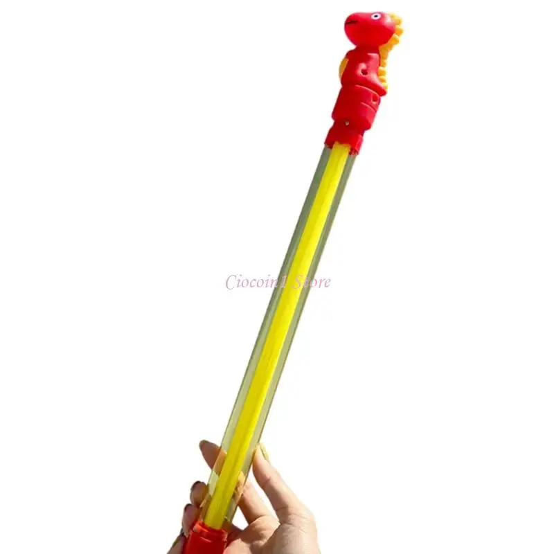 Y1UB Cartoon Dinosaur Water Pistolas Juguete Splash Toy para niños Juego agua aire libre baño Fun Durable Design
