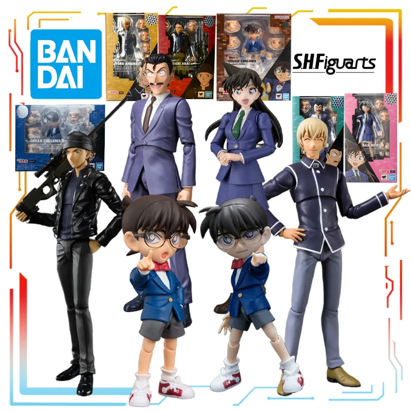 

Bandai Original SHF Finished Product Movable Doll Series Detective Conan Anime Action Figure Model Toys Model Gifts for Boys