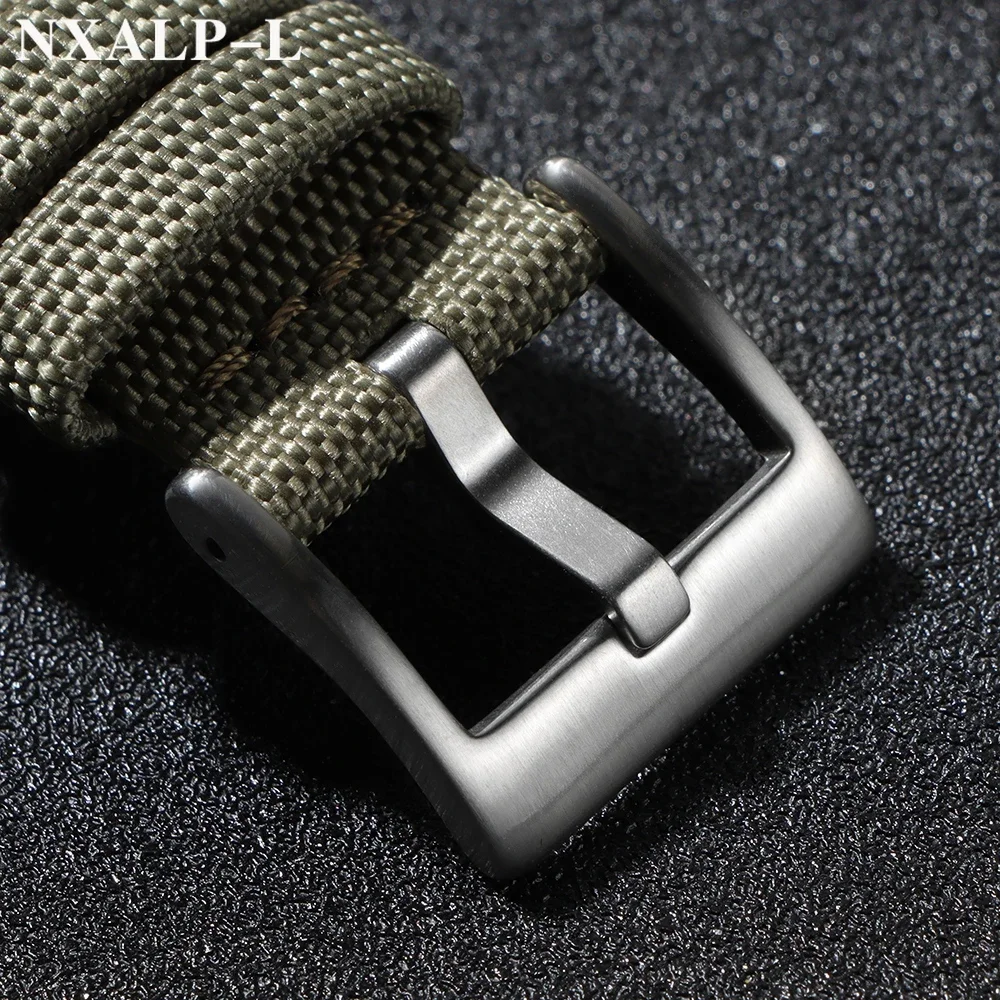 جودة Sailcloth الجلود حزام ساعة اليد 20 مللي متر 22 مللي متر ل Seiko ل أوميغا النسيج النايلون حزام الساعات سريعة الإصدار معصمه اكسسوارات