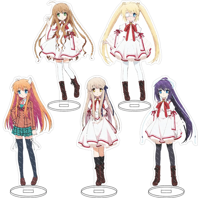 

16CM Anime Figure Game Rewrite Kanbe Kotori Chihaya Ohtori Senri Akane Nakatsu Shizuru Kagari Cos Gifts Acrylic Stand Ornaments