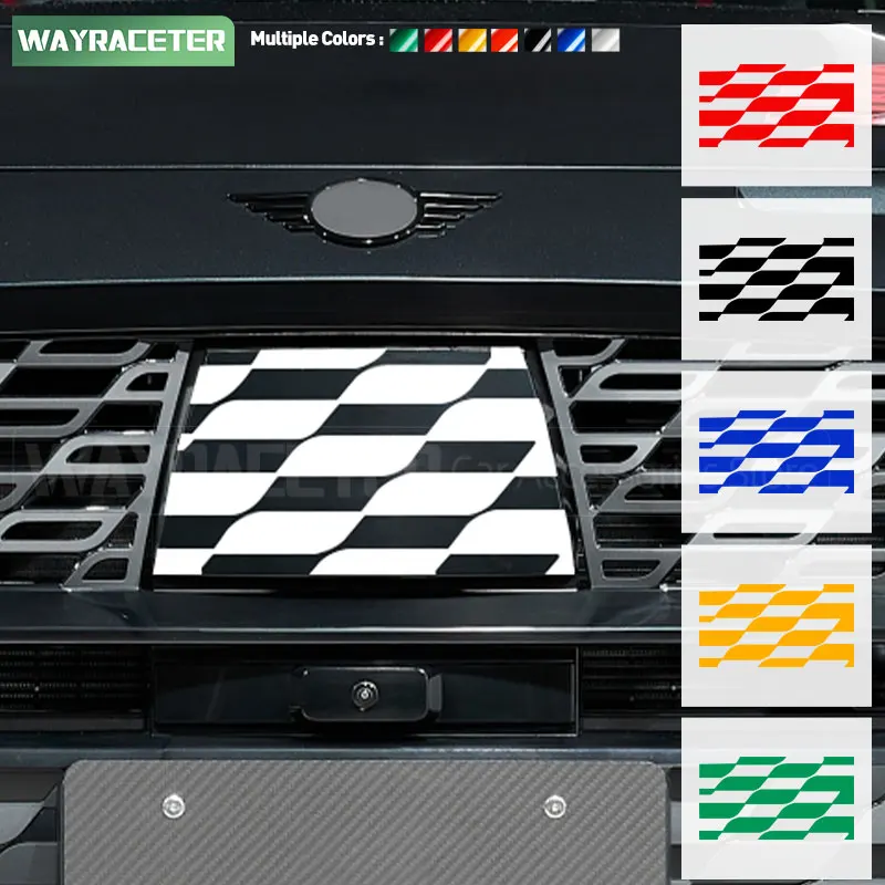 

1 шт., украшение на переднюю решетку автомобиля, светоотражающая виниловая наклейка для MINI Countryman U25 2024 JCW 2025 John Cooper Works 2026