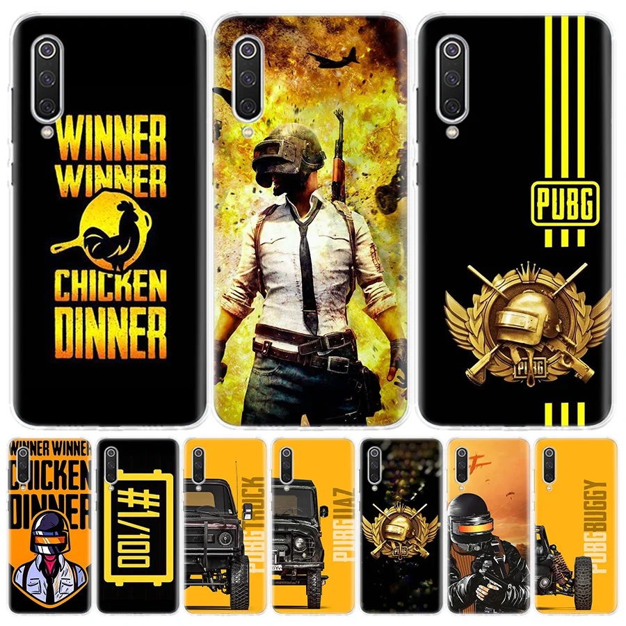 PUBG Gewinner Huhn Abendessen Silicon Anruf Telefon Fall Für Xiaomi Redmi Hinweis 10 Pro 10S 11 11S 11T 11E 12 9 9S 9T 8 8T 7 6 5 Abdeckung C