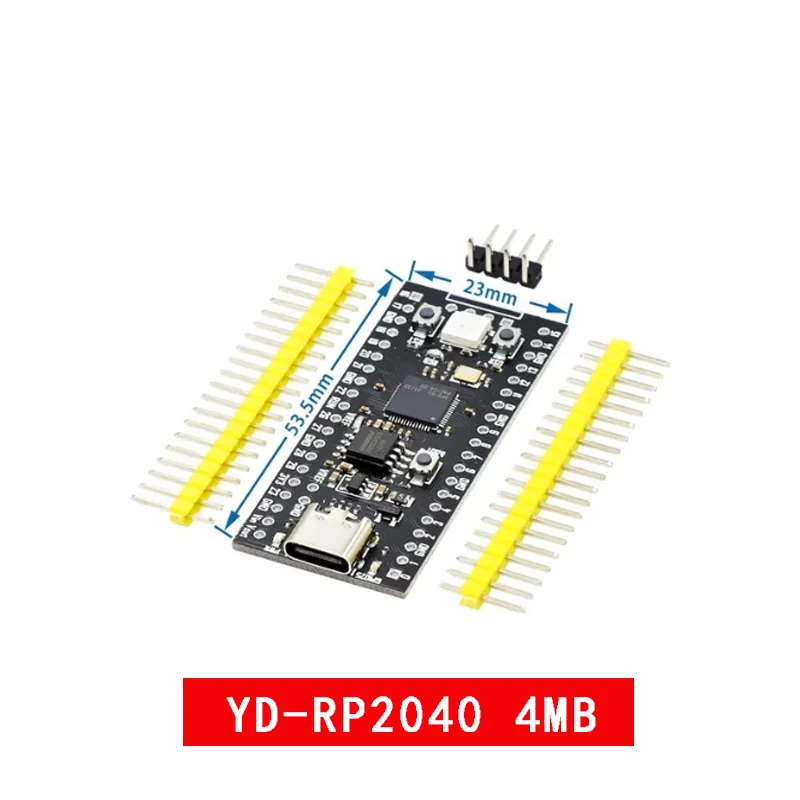 Official Raspberry Pi Pico Board RP2040 Dual-Core 264KB ARM Low-Power Microcomputers High-Performance Cortex-M0+ Processor