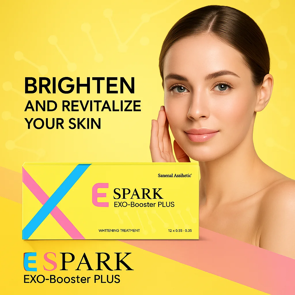 سلسلة مصل Sanendi الكورية Exo Booster PLUS - مصل Exosome Technology Essence Dermapen SPARK المضاد للشيخوخة للبشرة