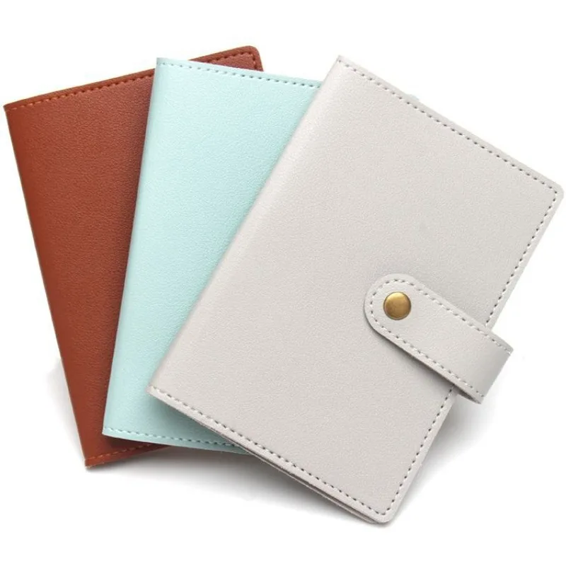 

Fashion Passport Holder Luggage Tag Multi-color Leather Passport Cover Luggage Tags Travel Accessories