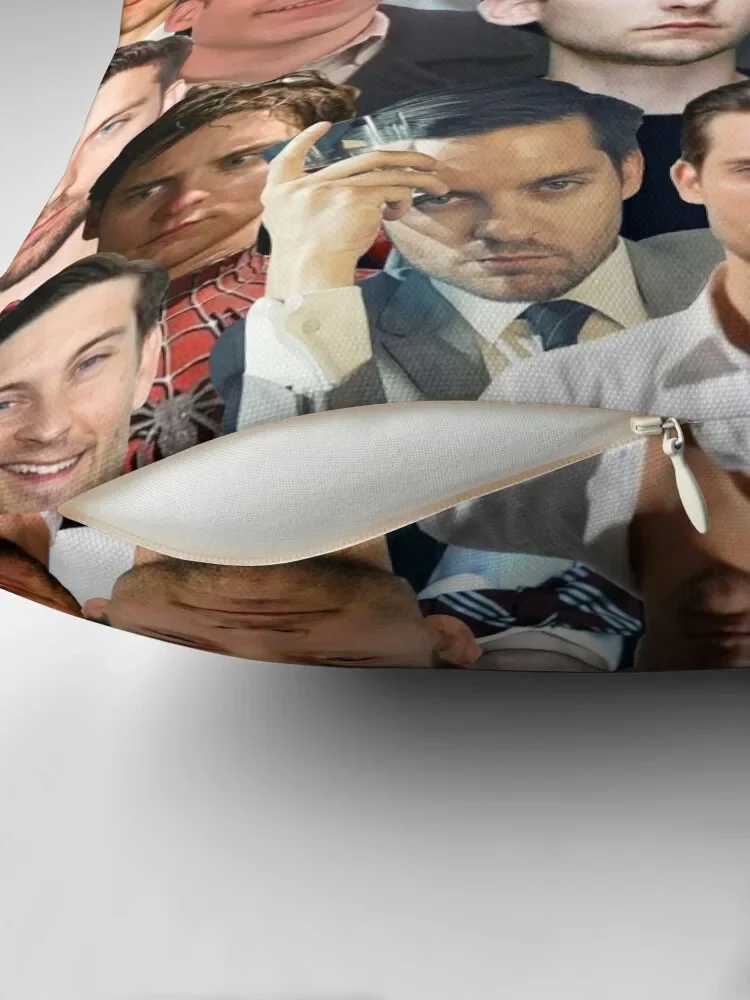 Tobey Maguire Photo Collage Throw Pillow pillowcases for sofa cushions Embroidered Cushion Cover pillow