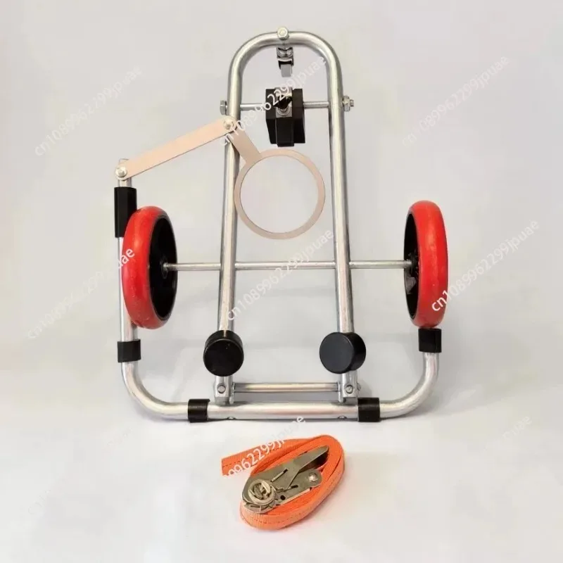 Portable Folding Moving Trolley Labor-saving Positioning Tool Easy Installation Helper for Bathroom Fixture Mounting