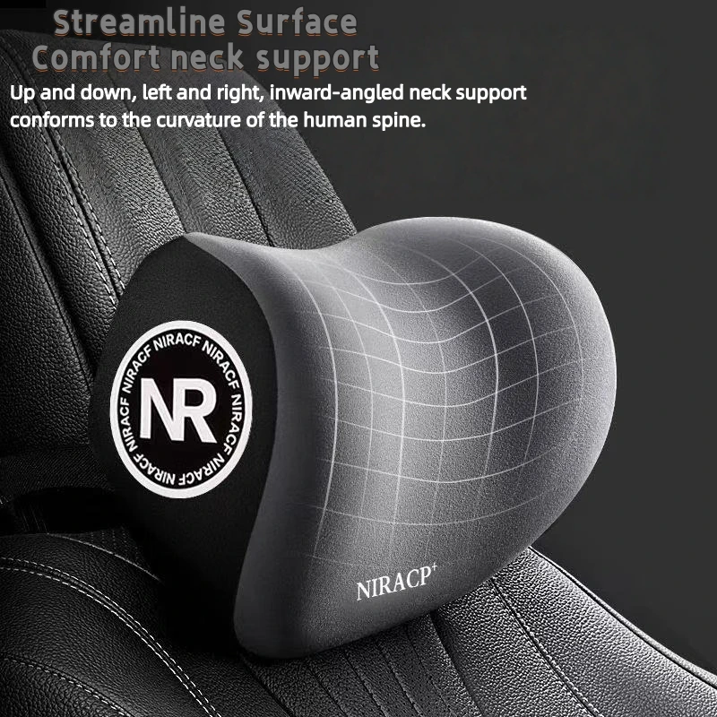 2025 سيارة الرقبة وسادة قطني مسند الظهر وسادة مجموعة رغوة الذاكرة مسند الرأس اكسسوارات السيارات الداخلية الأساسية لراحة القيادة