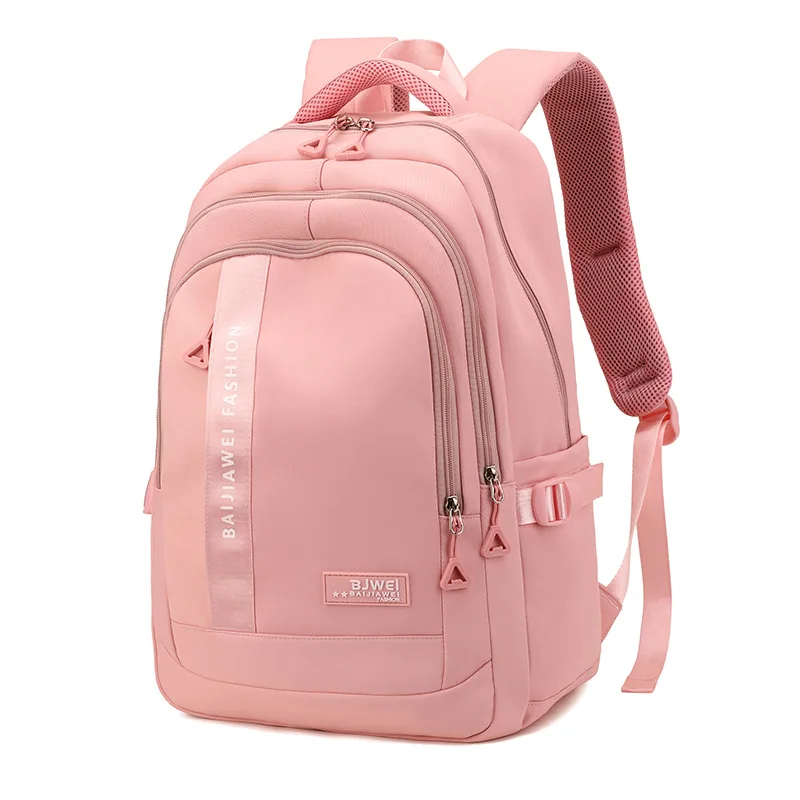 

Girl School Backpack Back Pack For Teenager Women Children Female Pink Schoolbag Primary High Bagpack Class Teens Child Kids
