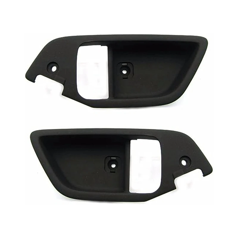 Car Front Door Inner Handle Clip Cover LH+RH Set For Hyundai Tiburon Coupe 2003-2008 826112C000 826212C000,Black