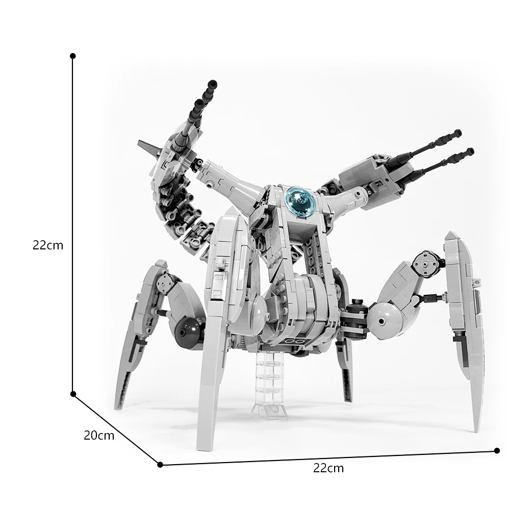 Space Scorpenek Annihilator Robot Building Block Model Kit MOC Destroyer Mecha Fighter Bricks Toy Kid Birthdays Gift