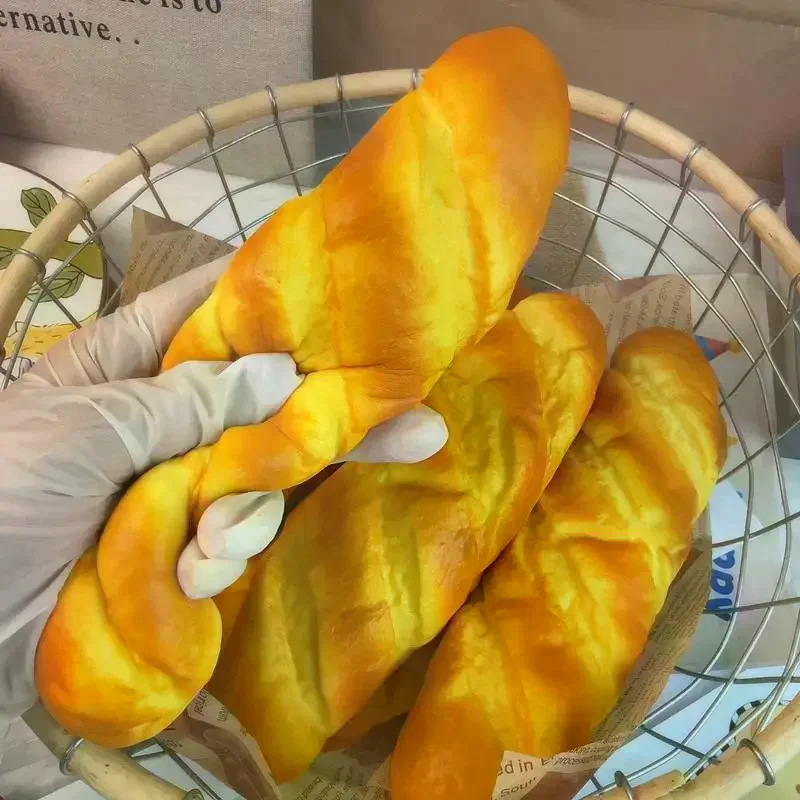 /GJ/Bread Cake Model Slow Rebound Soft Cheese Sponge Toy Comfortable Thick Finger Sticky Sensory Toy Fluffy