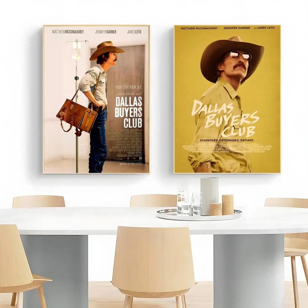 Heartfelt Movie D-Dallas Buyers Club Poster Wall Art Print Decorative Mural Home Decor Gift Unframed