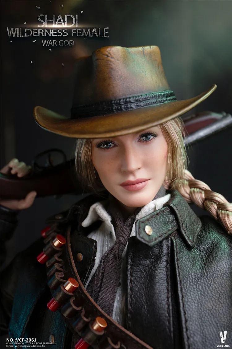 

1/6 VERYCOOL VCF-2061 Female Wilderness US. West Cowboy War God Shadi Full Set Moveable Action Figure Gift For Birthday Party