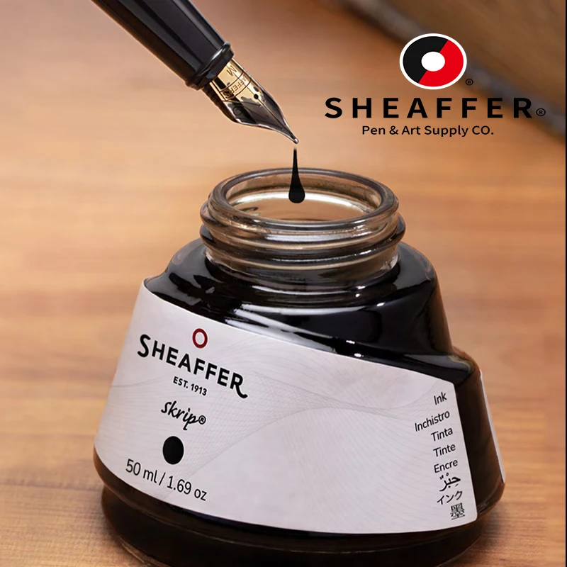 American SHEAFFER Color Dye Ink Large Bottle of 50CC Pen Not Easy To Hurt The Tip and Block The Tip Fountain Pen Ink