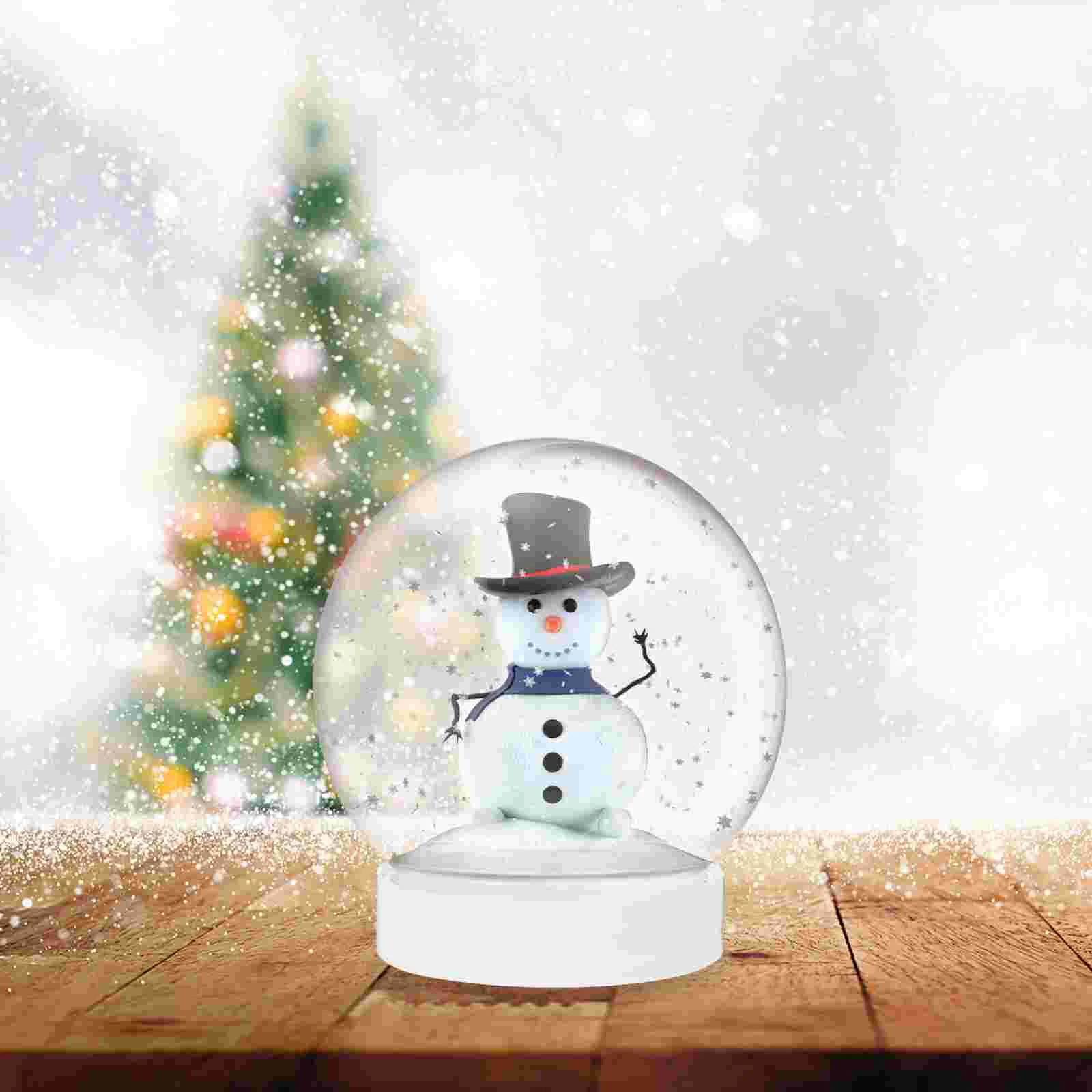 Fillable Water Globe Christmas Snow DIY Making Child Globes for Kids Aldut Toys