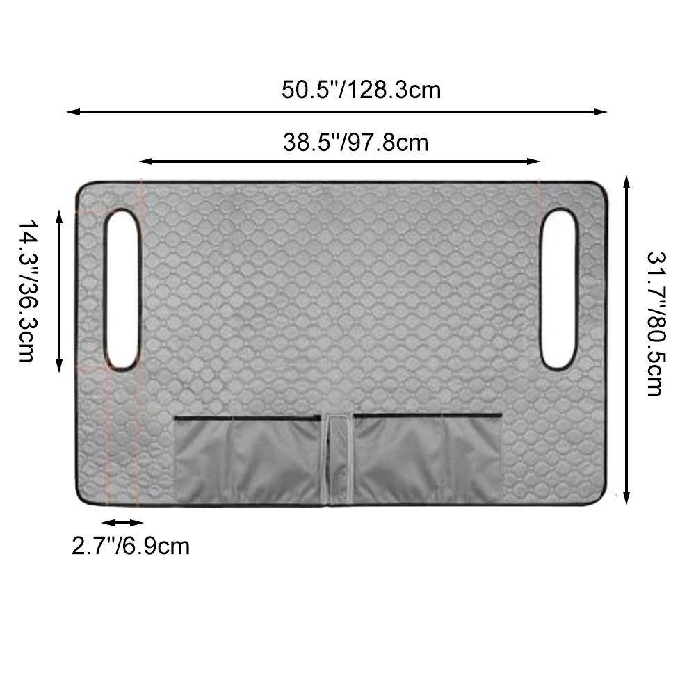 Golf Cart Seat Blanket For EZGO And Others Non-Slip Rear Bench= Cover With Storage Pockets, Winter Warmth And Summer Cool,