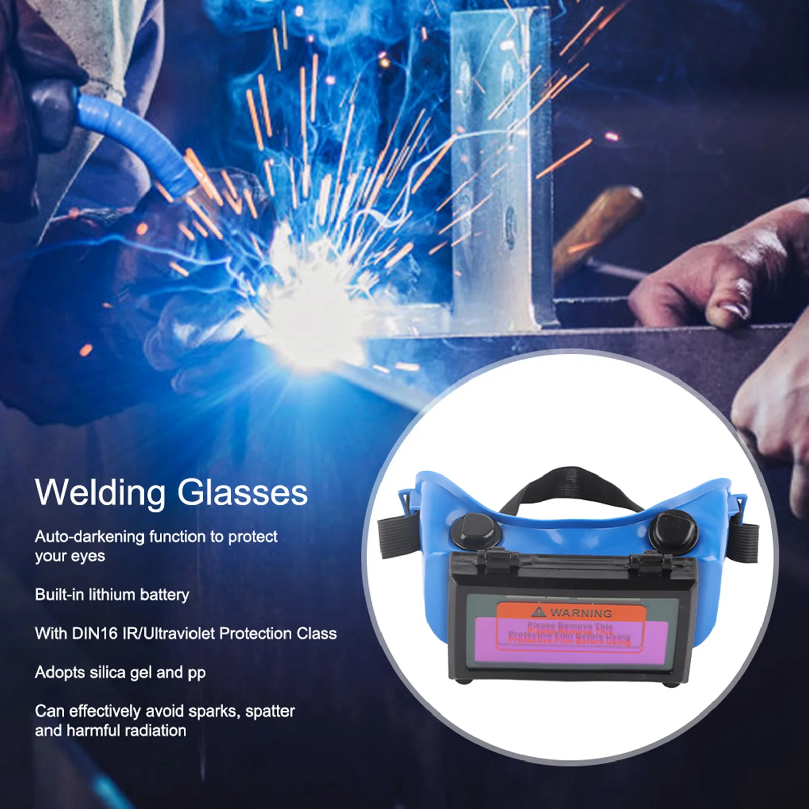 

ZK30 Welding Glasses Welder Eyes Protector Goggles Helmet Darkening Eyeshade Industrial Tool gafas seguridad y trabajo