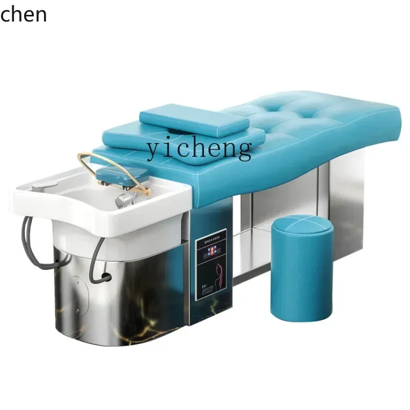 y8- High-End Ceramic Shampoo Chair Hair Saloon Dedicated Beauty Salon Water Circulation Fumigation Head Therapy