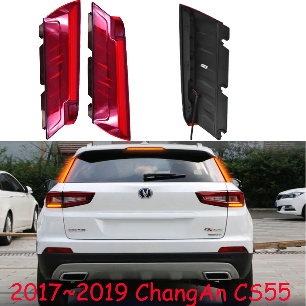 2017 2018 2019year Tail Light For ChangAn CS55 Taillight Car Accessories LED DRL Taillamp For Chang An CS55 Fog Light