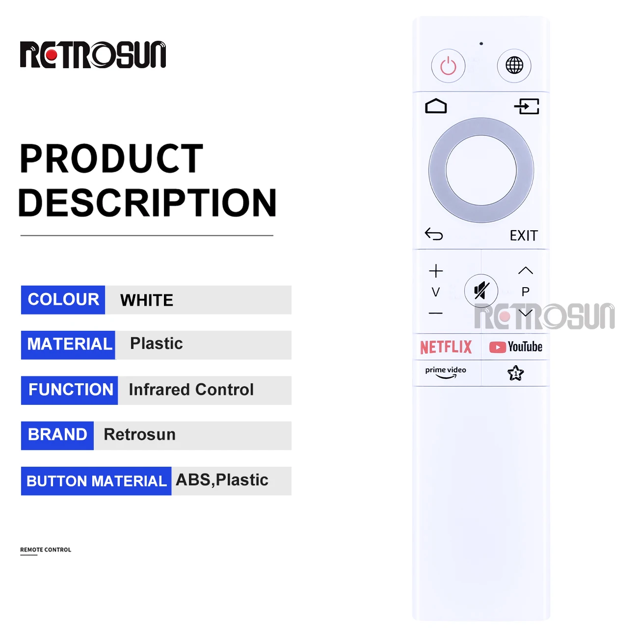 جهاز تحكم عن بعد جديد لـ Vestel 24HA9520G 30111994 تلفزيون RC2056 Ekran HD Ready Smart Stream Android