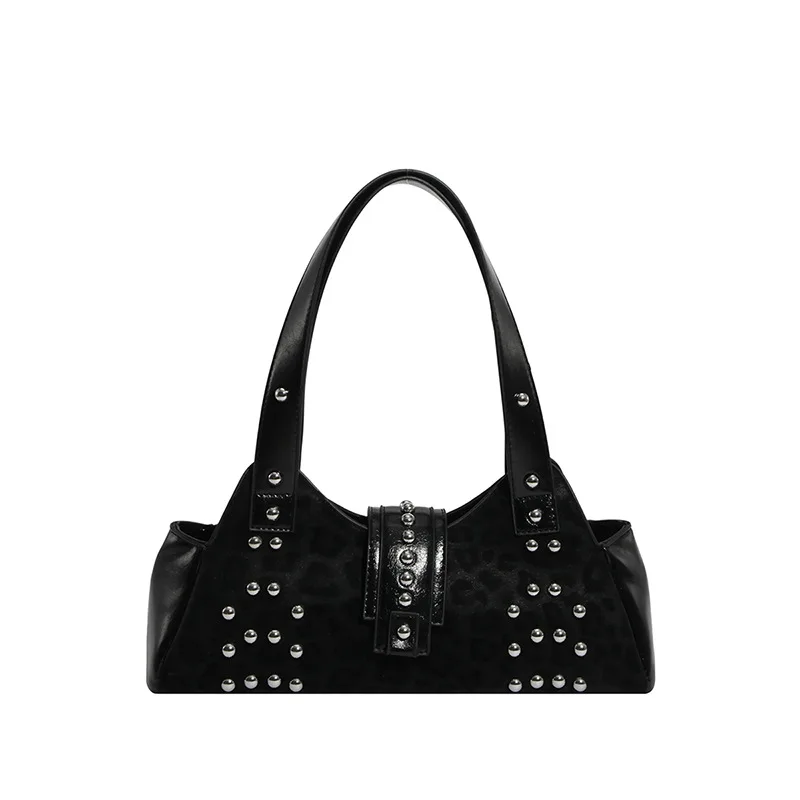 

2025 Niche Design Shoulder Bag for Women Vintage Rhinestone Studded Small Top Handle Purse, Retro Chic Crossbody Bag for Dating