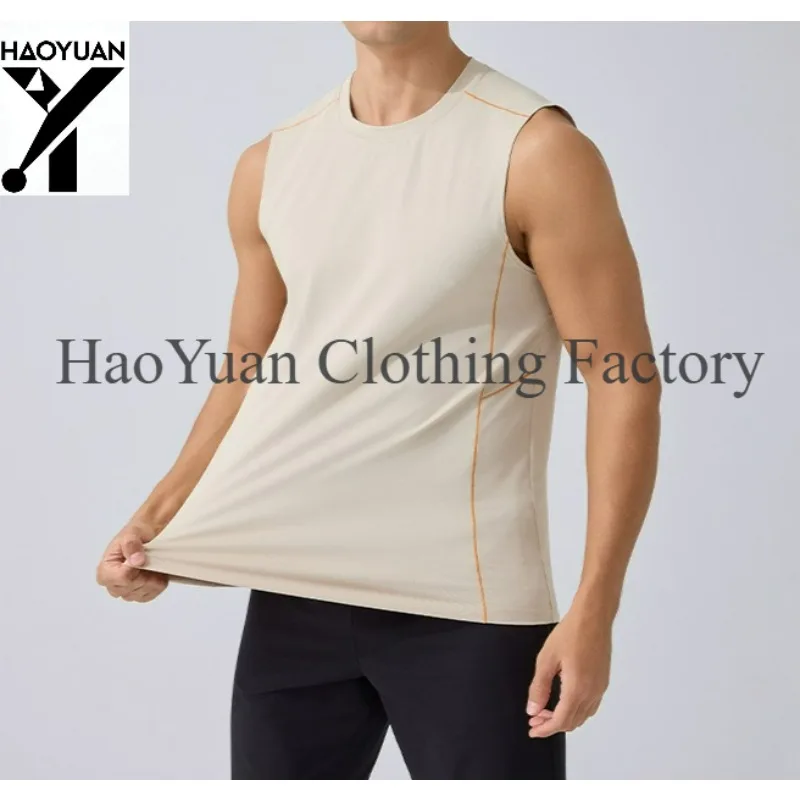 Men's Sports Vest Breathable Loose Outdoor Running Cycling Tourism Camping Fitness Training Marathon Men's Sleeveless T-shirt